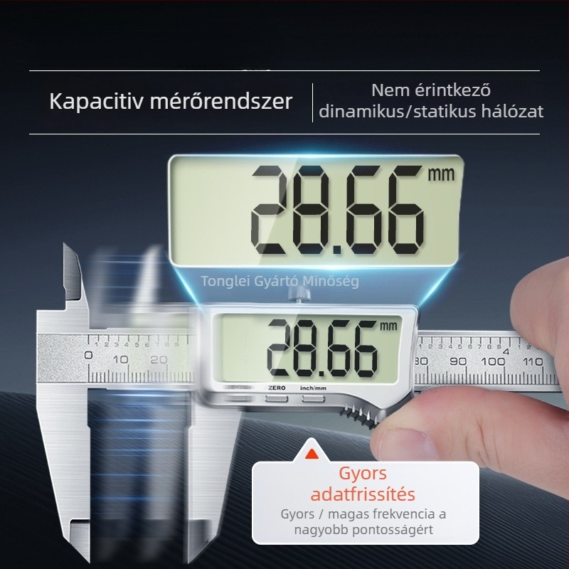 TONGLEI digitális tolómérő mélységmérővel – magas pontosság, ipari minőségű ékszer karkötők számára