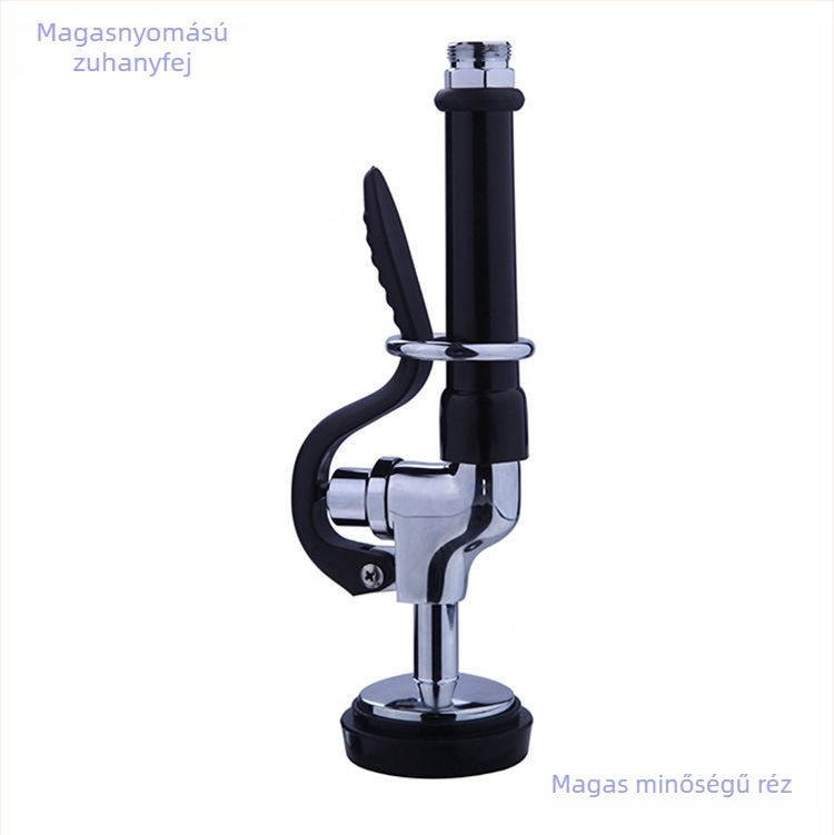 Konyhai magasnyomású csap kézi zuhanyfejjel, modell 9909, réz, 300–1000 psi, menetes csatlakozás