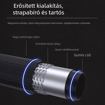 Kis hordozható gumi pumpa digitális kijelzővel — USB töltés, 12V, 25 L/min, 100W, beépített világítás és nyomásmérő