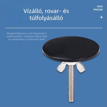 Mosogatólyuk fedő – cink ötvözet, modern minimalista stílus, márka All things red, modell Other