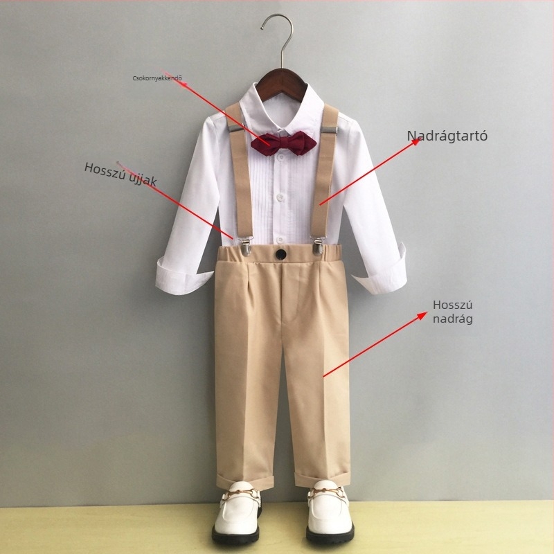 Hanlin Piglet gyerekeknek szóló ruha, Anglia stílus, 80% poliészter keverék, 3–8 éveseknek megfelelő