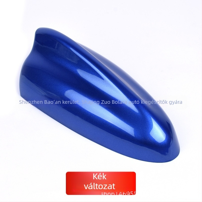 Autó tető Shark-fin antenna díszítéses, ragasztásos beszerelés, 12V DC, 5A, 3 éves élettartam