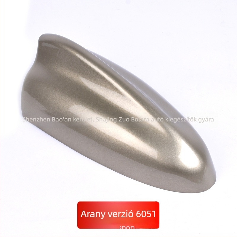 Autó tető Shark-fin antenna díszítéses, ragasztásos beszerelés, 12V DC, 5A, 3 éves élettartam