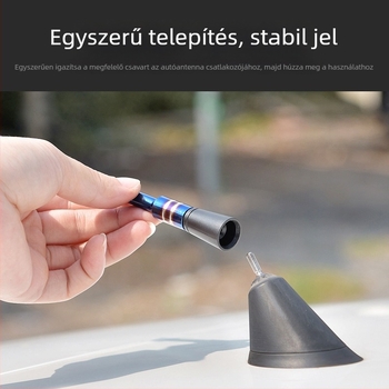 Delonghi autó rádióantenna, univerzális illeszkedés, menetes telepítés, végtelen élettartam