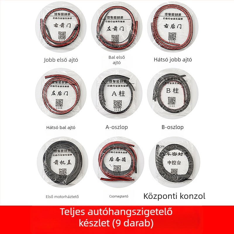 Gumi autóajtó-szigetelő szalag – Yinuo Technology, univerzális illesztés, teljes járműre, hangszigetelés, vízálló