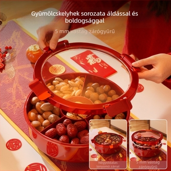 Yimijia gyümölcstál — könnyű luxus stílus, anyag: PP, termékkategória: gyümölcstál