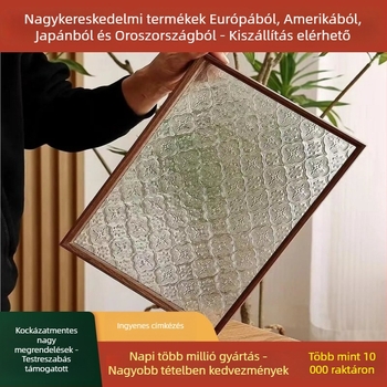 Fából készült tálca, retró stílus, négyzet alakú, testreszabható felület, mikró nem használható.