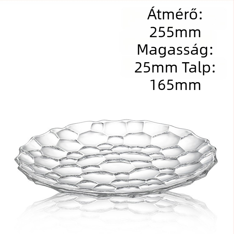 Üveg gyümölcskosár, Lizun BLINKMAX, modern minimalist stílus