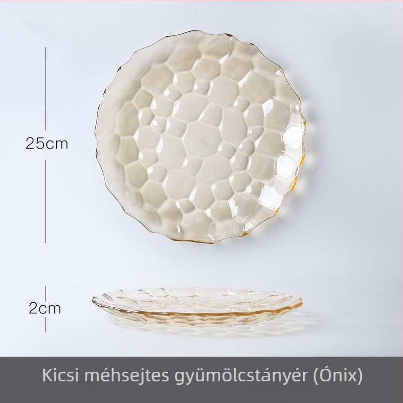 Üveg gyümölcskosár, Lizun BLINKMAX, modern minimalist stílus