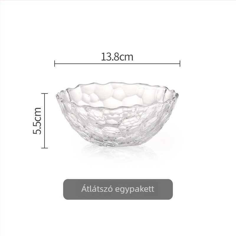 Üveg gyümölcskosár, Lizun BLINKMAX, modern minimalist stílus