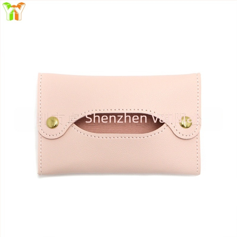 Bőr mini zseb salvetta tartó | Többfunkciós papírzsepi tartó | Modell XY24102417 | Autó, Nappali, Fürdőszoba