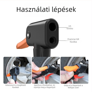 PVC levegőduza kerékpárpumpához, márka Captain of the Tower, licencelhető magáncímke