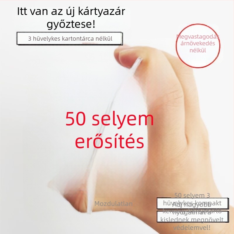 Katalógus-stílusú műanyag védőtok kompakt kártyákhoz, koreai stílus, export kizárólagos határon át, gyári közvetlen testreszabás