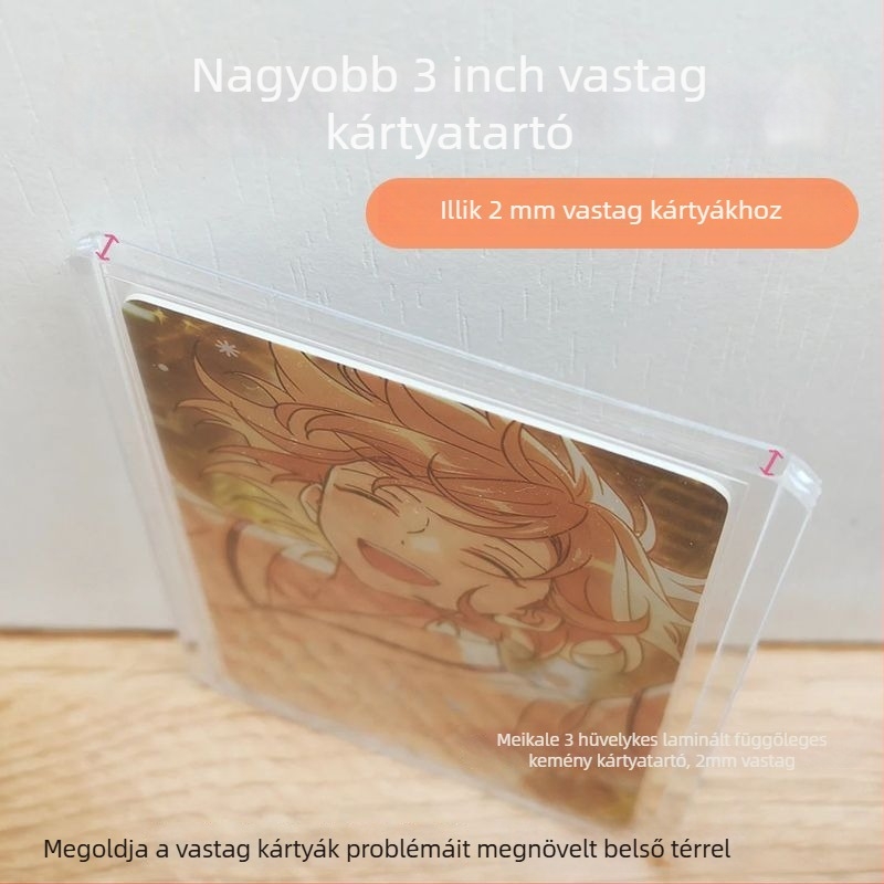 Katalógus-stílusú műanyag védőtok kompakt kártyákhoz, koreai stílus, export kizárólagos határon át, gyári közvetlen testreszabás