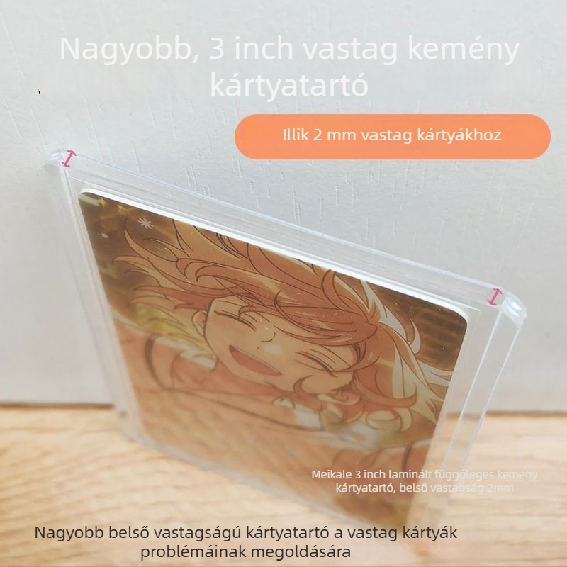 Katalógus-stílusú műanyag védőtok kompakt kártyákhoz, koreai stílus, export kizárólagos határon át, gyári közvetlen testreszabás