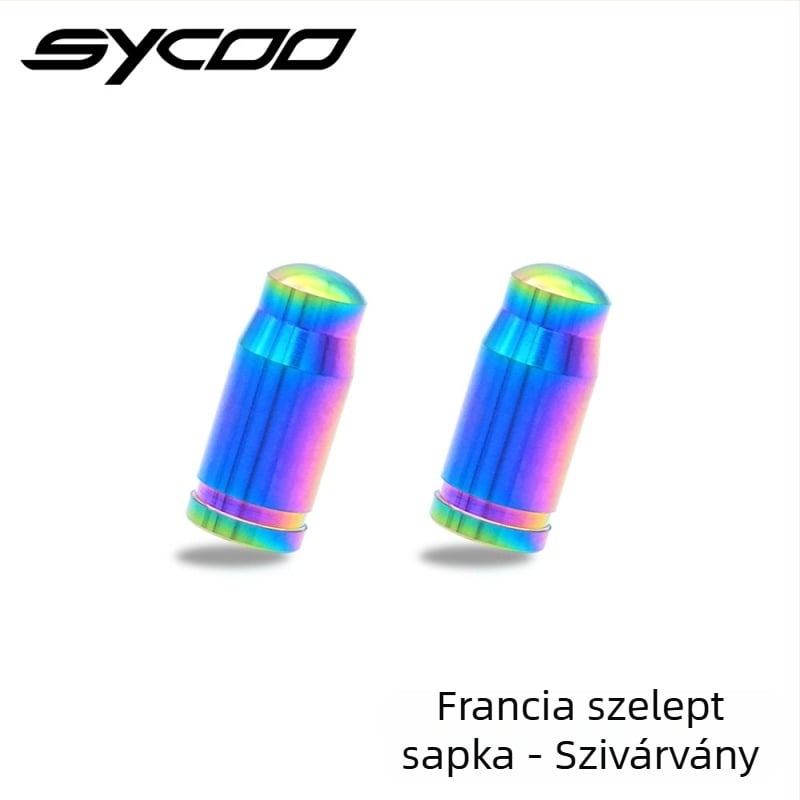 Sycoo Titánium Presta szelepsapka hegyi kerékpárhoz – porvédő