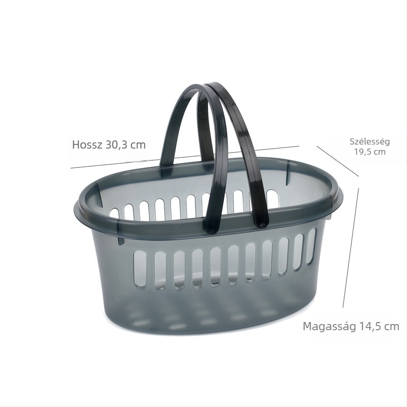 Koreai stílusú hordozható fürdőkosár (Műanyag, Modell 1023, Japán stílus, Standard kapacitás, Márka Attitude Encounter)
