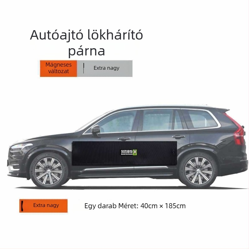 Mágneses ajtóütő párna, karcolás ellen védelemmel és 12 mágneses ponttal