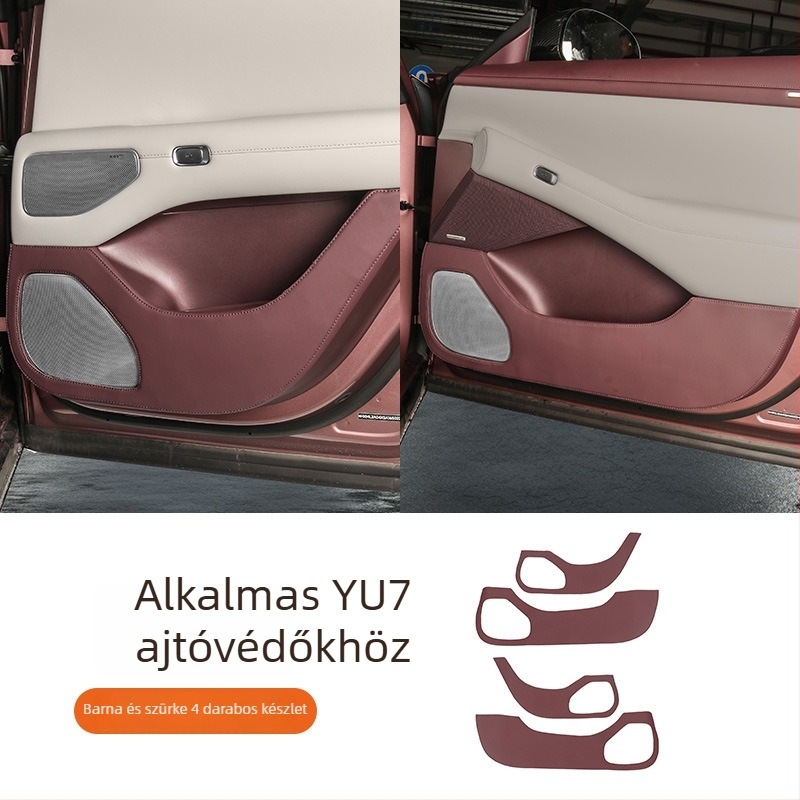 Nappa bőr ajtóvédő Xiaomi Yu7-hoz – belső ajtópanel védő, szennyeződés elleni pajzs, Coolness Márka