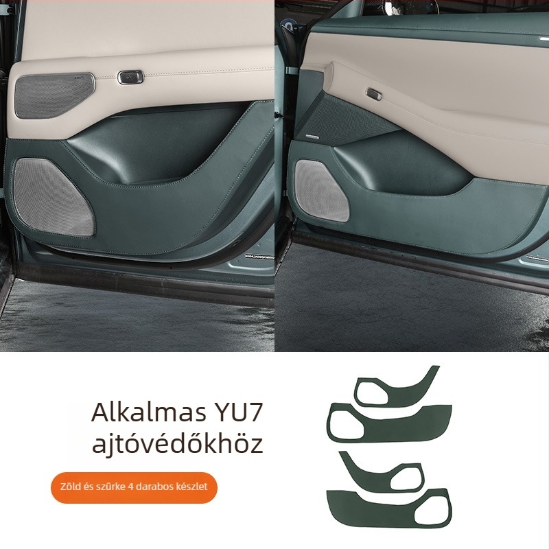 Nappa bőr ajtóvédő Xiaomi Yu7-hoz – belső ajtópanel védő, szennyeződés elleni pajzs, Coolness Márka
