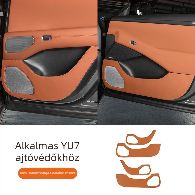 Nappa bőr ajtóvédő Xiaomi Yu7-hoz – belső ajtópanel védő, szennyeződés elleni pajzs, Coolness Márka