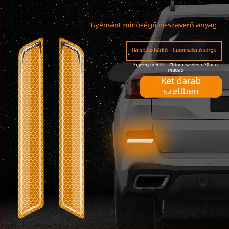 Autóajtó ütközésgátló matrica, univerzális modell 103, ragasztó alapú, testreszabható