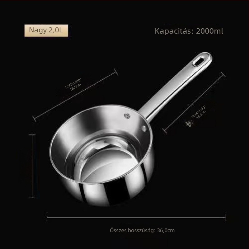 304 rozsdamentes acél vízmerőkanál és levesmerőkanál, nagy kapacitású konyhai eszköz