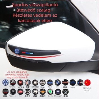 Che Shangya autóajtó ütközésgátló sáv, puha gumi, modell 166, testreszabható