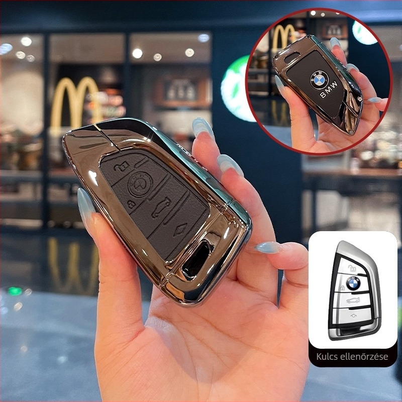 Che Rong Che Sheng BMW kulcs fob burkolat, cink ötvözet, luxus, testreszabható