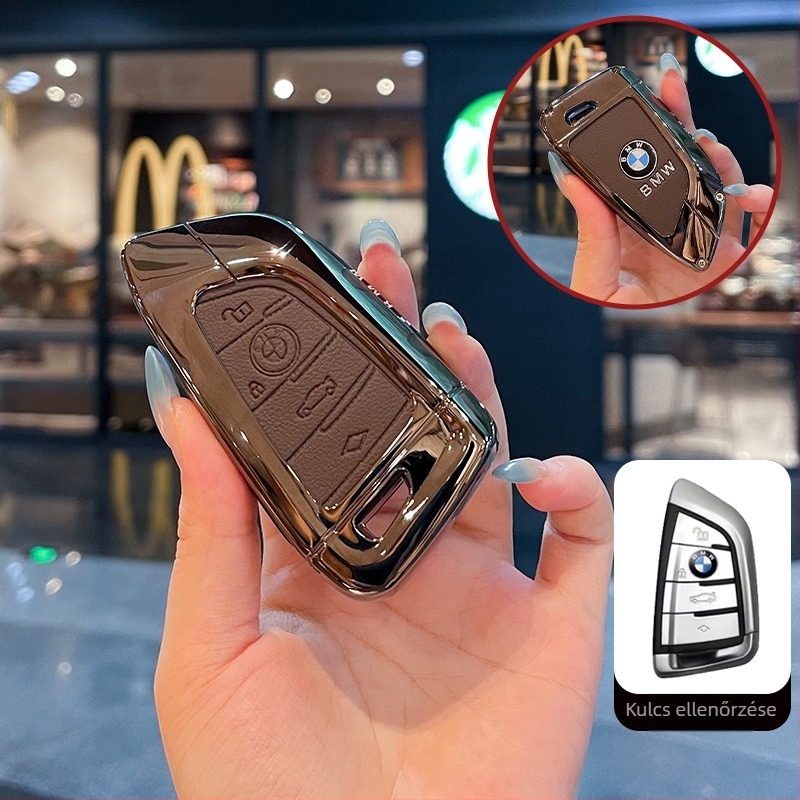 Che Rong Che Sheng BMW kulcs fob burkolat, cink ötvözet, luxus, testreszabható
