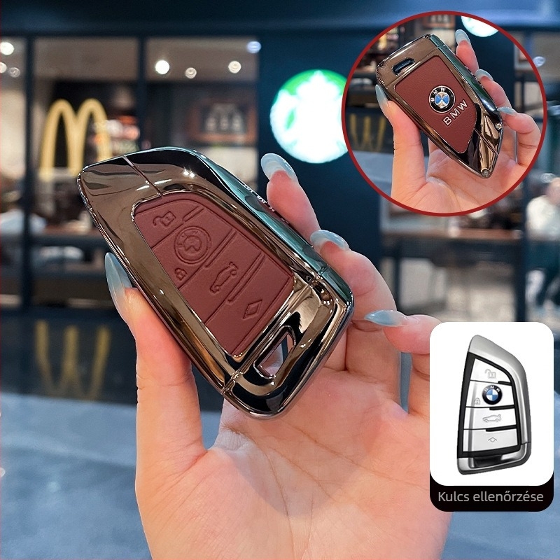 Che Rong Che Sheng BMW kulcs fob burkolat, cink ötvözet, luxus, testreszabható