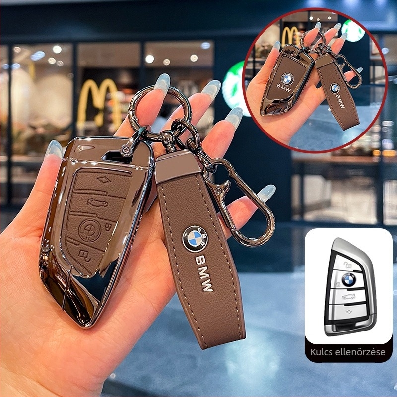 Che Rong Che Sheng BMW kulcs fob burkolat, cink ötvözet, luxus, testreszabható