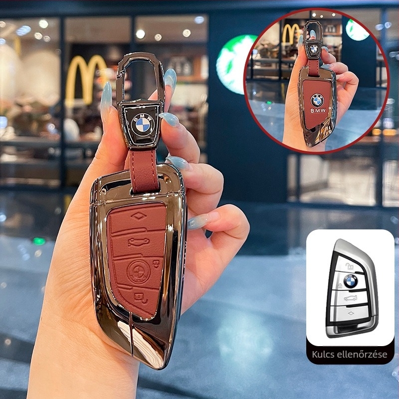 Che Rong Che Sheng BMW kulcs fob burkolat, cink ötvözet, luxus, testreszabható