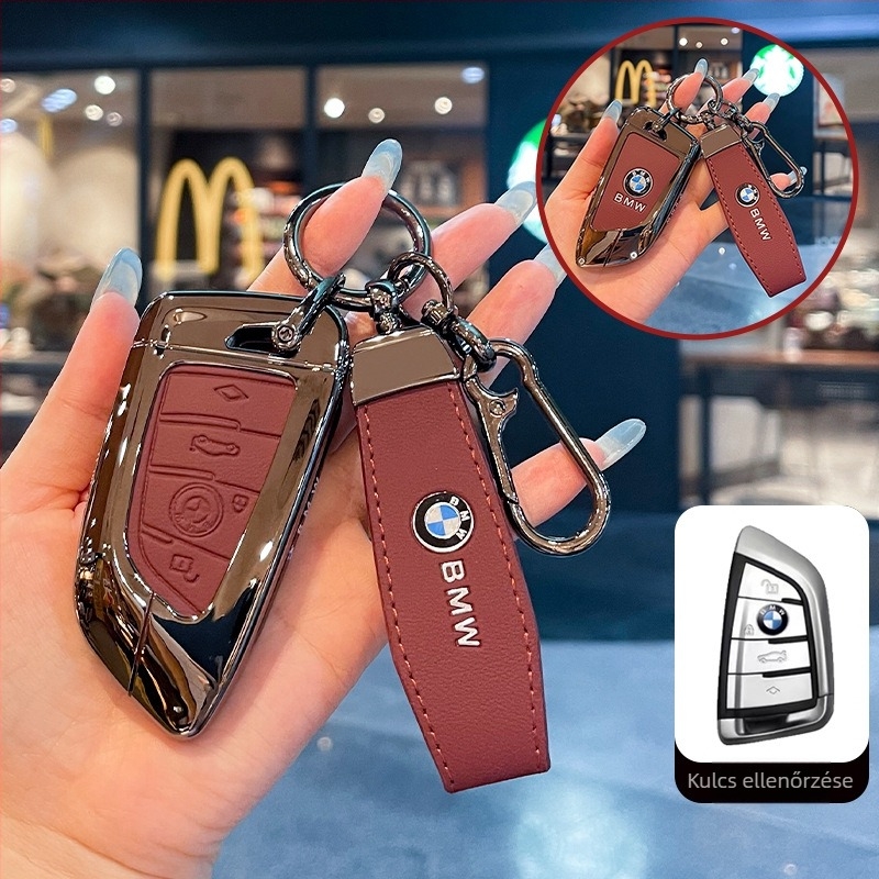 Che Rong Che Sheng BMW kulcs fob burkolat, cink ötvözet, luxus, testreszabható