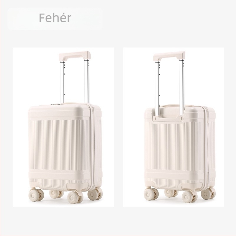 ABS+PC anyagú kézipoggyász, univerzális kerekek, TSA kombinációs zár, 3,0 kg, cipzáras nyitás