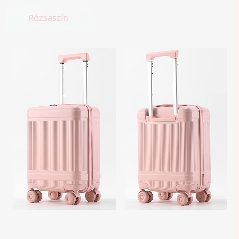ABS+PC anyagú kézipoggyász, univerzális kerekek, TSA kombinációs zár, 3,0 kg, cipzáras nyitás