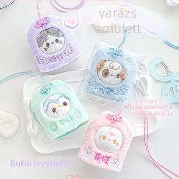 RosyPosy Lekapcsolható plüss baba kulcstartó hátizsáknak, rajzfilmszerű stílus