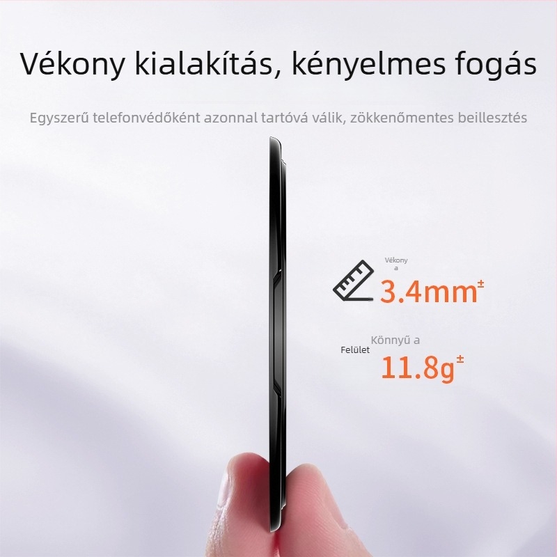 Összecsukható telefontartó állvány ragasztó hátlappal, ultra vékony és hordozható asztali tartó