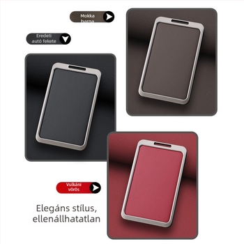 C10 2024 kulcs-kártya tartó NFC közelítés, fém burkolat és csat, Zero Run autóhoz – férfiaknak