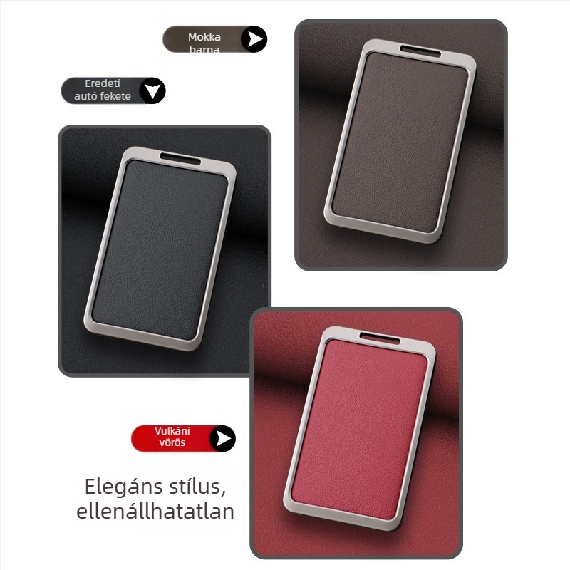 C10 2024 kulcs-kártya tartó NFC közelítés, fém burkolat és csat, Zero Run autóhoz – férfiaknak