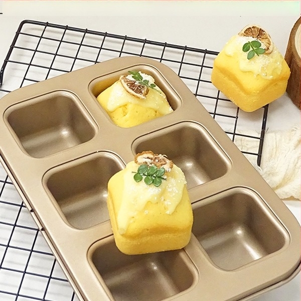 Négyzet alakú, tapadásmentes sütőforma kenyérhez, pound cake-hez, burger zsemlékhez és brownie-hoz