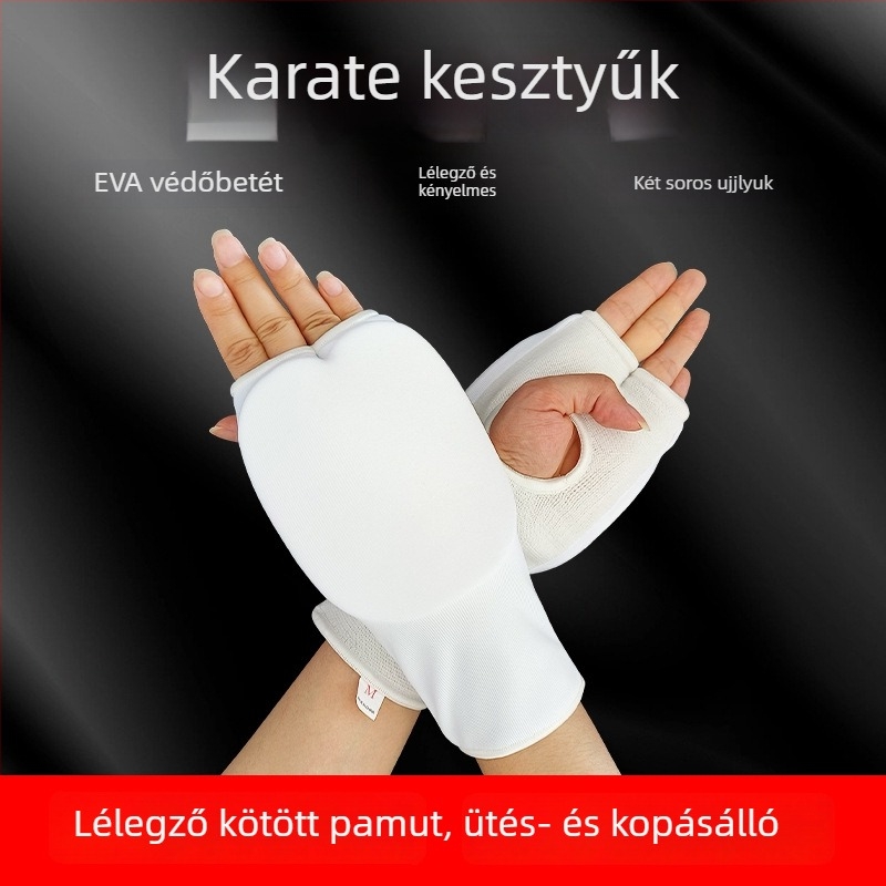 EVA sípcsontvédő boxhoz, karatéhoz és taekwondohoz – pamutos párnázású lábszárvédő MMA és sanda számára