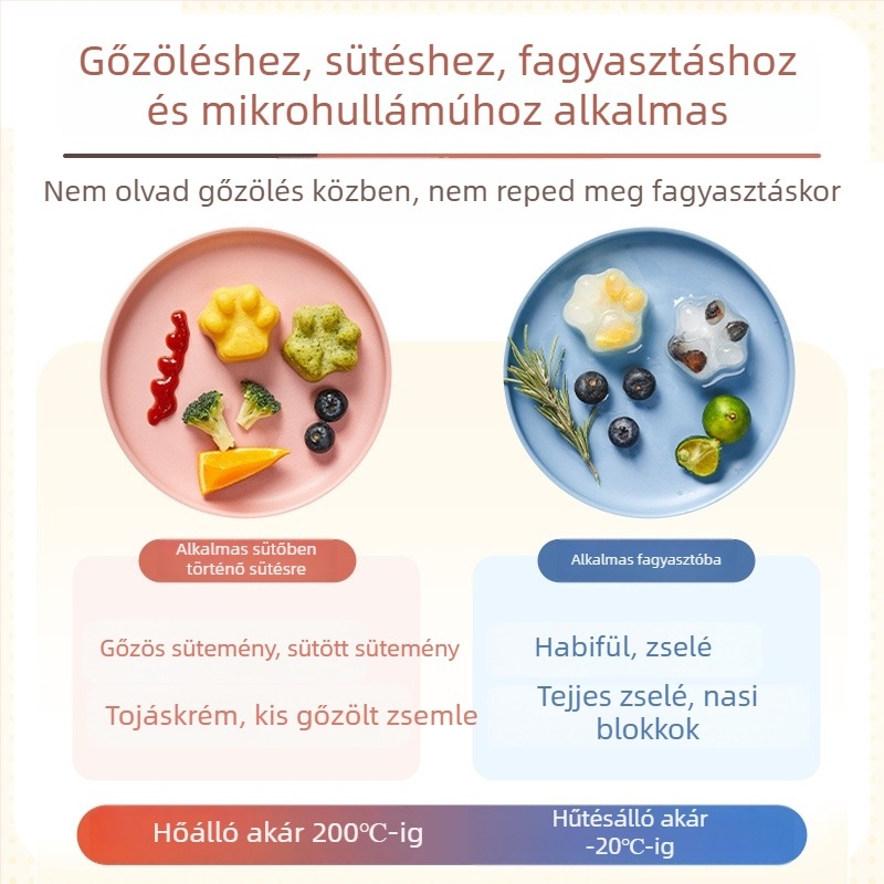 Szilikon sütemény forma, szabályos sokszög alak, állat jacquard mintázat, alkalmas magáncímkés márkákhoz