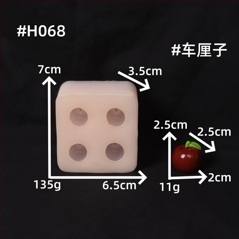 Mini gyümölcs szilikon forma mousse tortához, fondant és csokoládé készítésére – modern minimál stílusú sütőeszköz