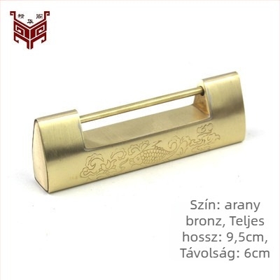 Családi lakat sárgarézből, antik stílusú, dobozokhoz, Essence Pavilion
