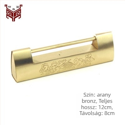 Családi lakat sárgarézből, antik stílusú, dobozokhoz, Essence Pavilion