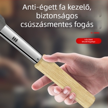 Fa markolatú elektromos forrasztóvas, 220V, elektromos melegítés, disznó szőrhöz