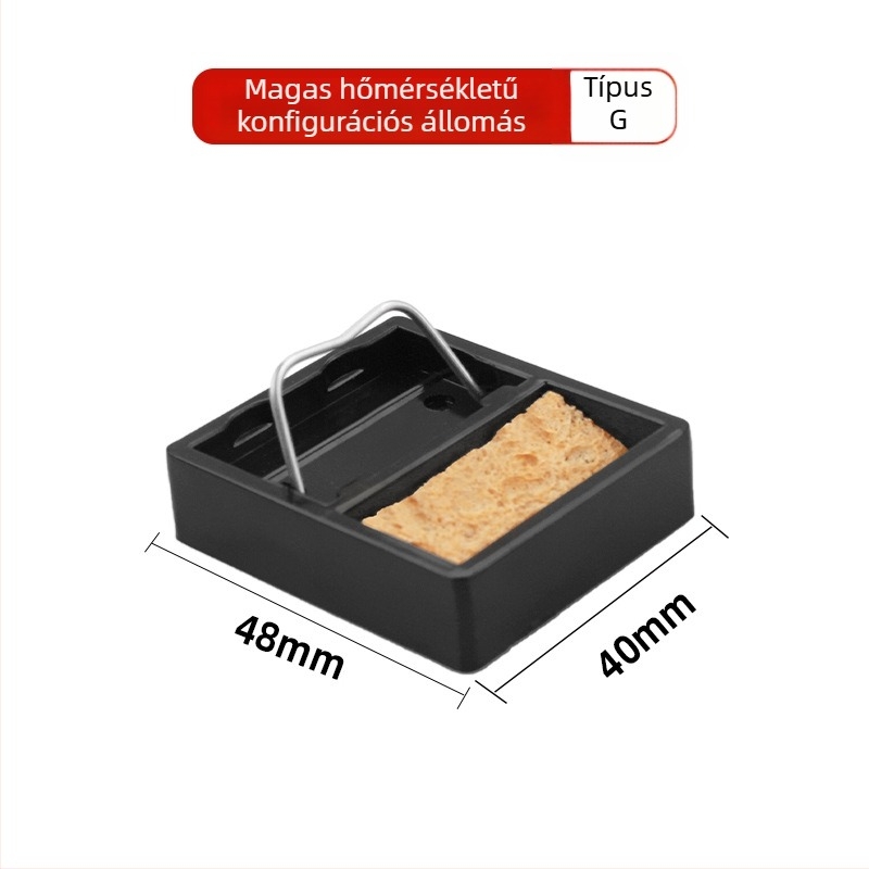 Fém forrasztópáka tartó Ø33 mm-es lyukkal és 85 mm-es bevágással – Mingmen Welder