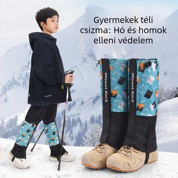 Gyerekeknek szánt lábszárvédők — Calf védelem, Oxford anyag (Márka Mount Rock; Fő anyag: Oxford cloth; Alkalmazható személyek: gyerekek; Alkalmazható helyzetek: túrázás és kempingezés; Védő részek: vádli)