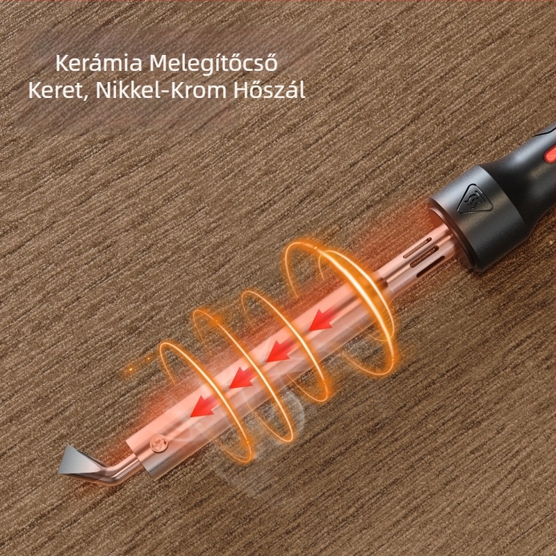 Külső ívelt fejű forrasztóvas, nagy teljesítményű, 80/150/200/300W, rézötvözet anyag, 220V, forrasztás, desoldering és pyrográfia